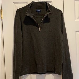 Faconnable men’s half zip sweater